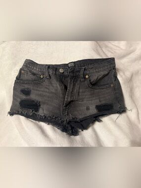 BDG Black Distressed Denim Cutoff Shorts